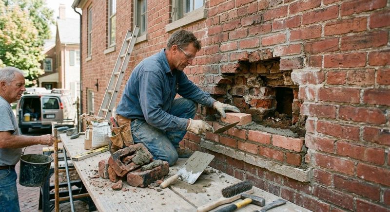 Brick Walkway Installation in Boston, MA